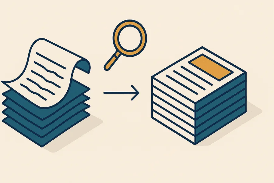 Local-LLM Document OCR - abstract illustration