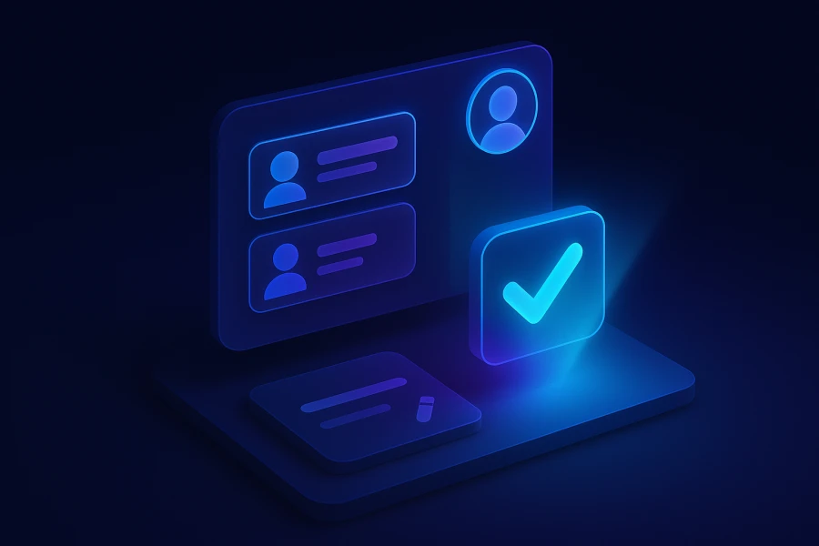 Klass CRM - AI Assistant - abstract illustration
