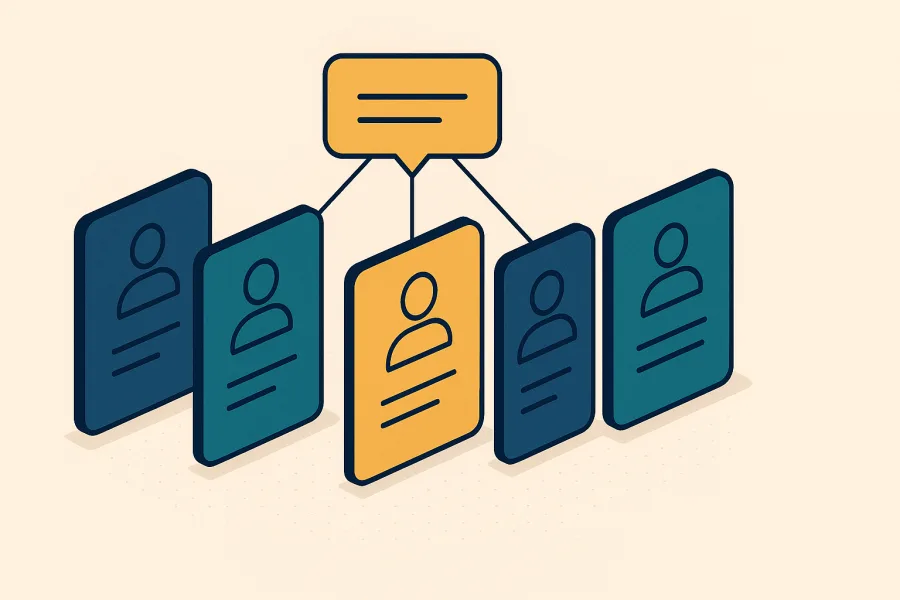 Klass CRM - AI Assistant - abstract illustration