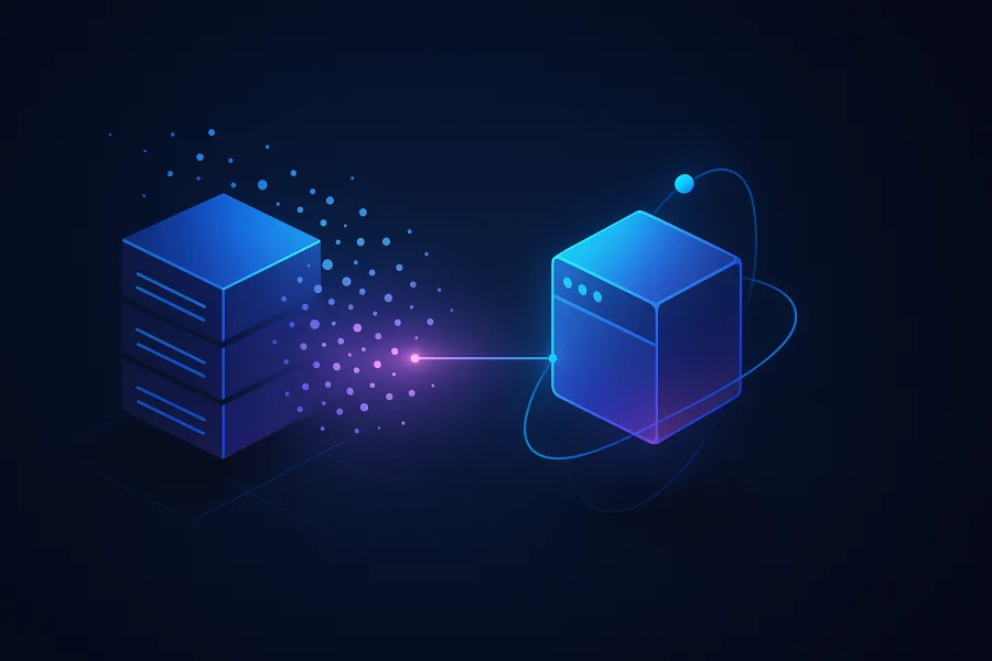 Rewriting My Own Infrastructure as a Product - abstract illustration